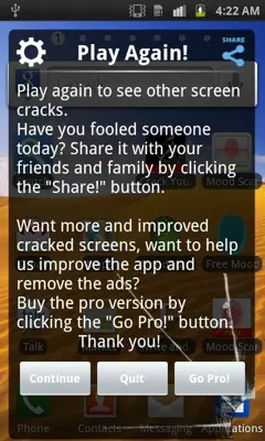 Crack Your Screen android App screenshot 0